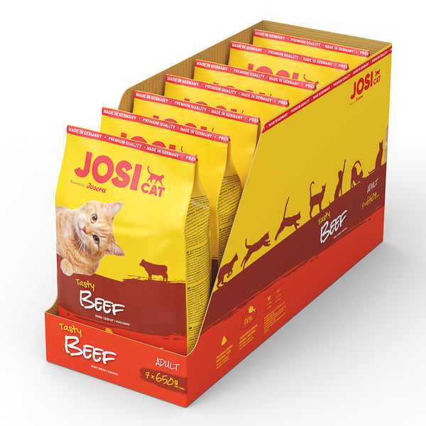 JosiCat Tasty Beef 7x650 g