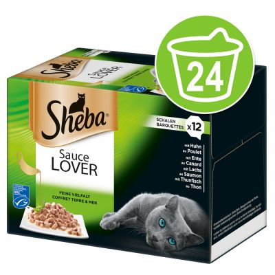 Sheba Varietăți Megapachet tăvițe 24 x 85 g