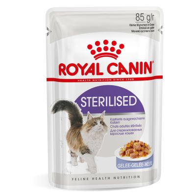 Royal Canin Sterilised în gelatină Hrană umedă  12x85gr