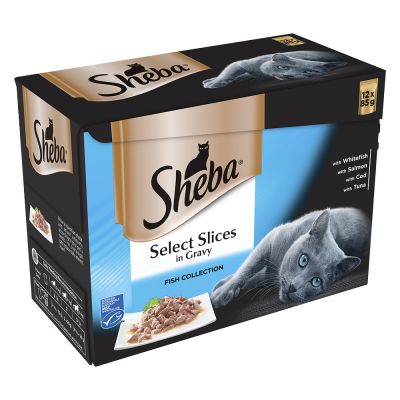 Multipack Varietăți Sheba Pliculețe 12 x 85 g