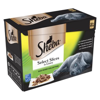 Multipack Varietăți Sheba Pliculețe 12 x 85 g