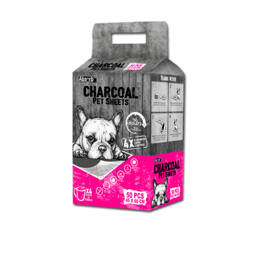 CHARCOAL PET SHEETS- M (45 X 60 CM)- 50 BUC