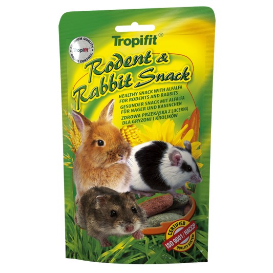 HRANA SNACK PENTRU IEPURI SI ROZATOARE TROPIFIT PREMIUM, 110 G