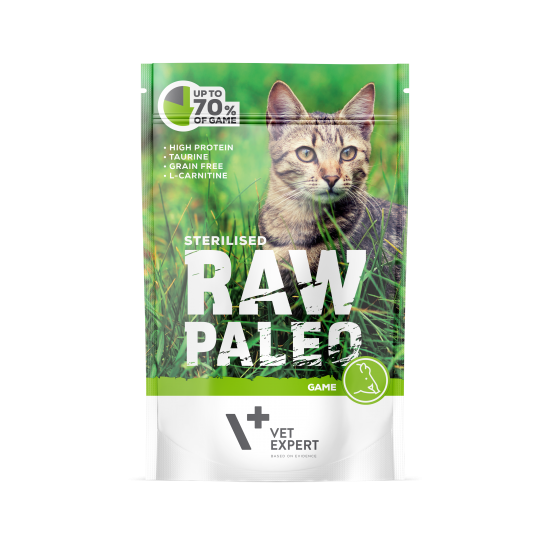 RAW PALEO CAT, STERILISED, VANAT, 100 G