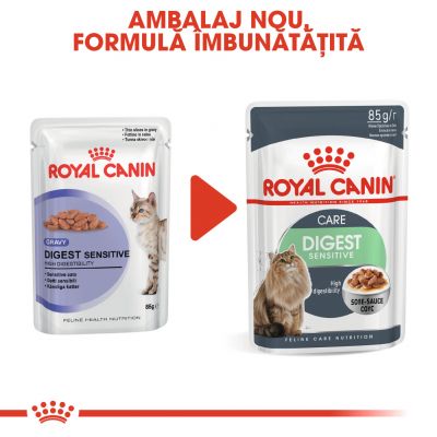 Royal Canin Digest Sensitive în sos Hrană umedă