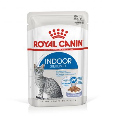 Royal Canin Indoor Sterilised în gelatină Hrană umedă